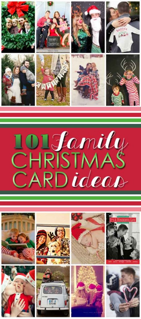 101 Family Christmas Card Ideas - Lil Moo Creations