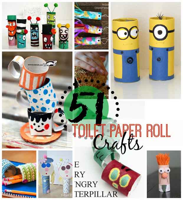 51 Toilet Paper Roll Crafts - Lil Moo Creations