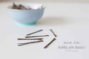 bobby pin pimple extractor