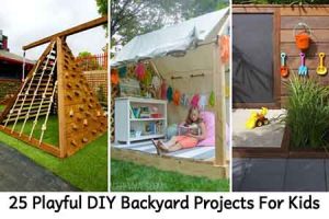 25 Playful DIY Backyard Projects For Kids