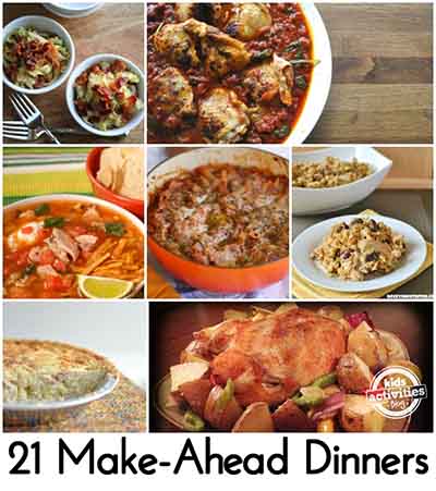 21 Make-Ahead Dinners
