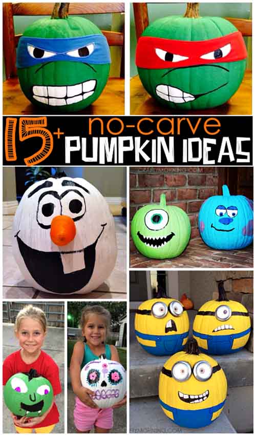 15+ No-Carve Pumpkin Ideas