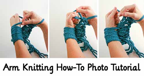 arm knitting tutorial