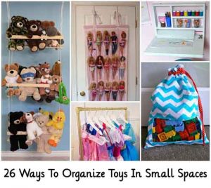 26 Ways To Organize Toys In Small Spaces