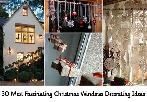 30 Most Fascinating Christmas Windows Decorating Ideas
