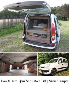 How to Turn Your Van into a DIY Micro Camper