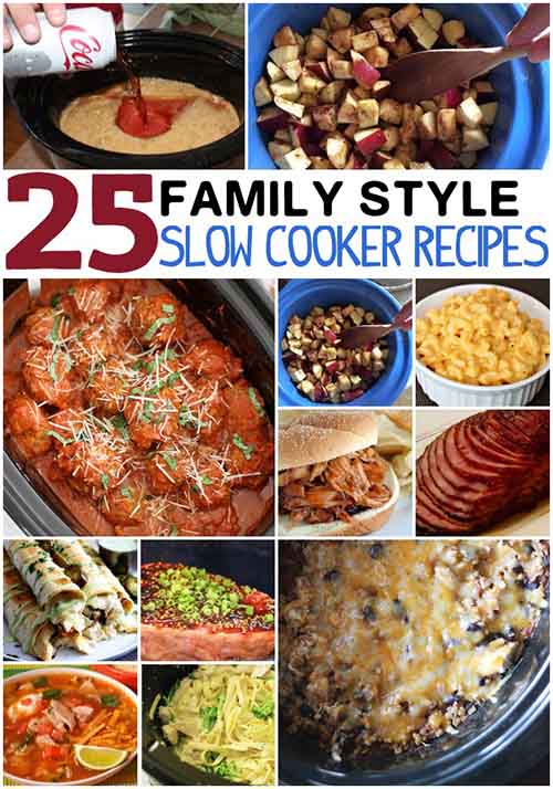 25 Family Slow Cooker Recipes